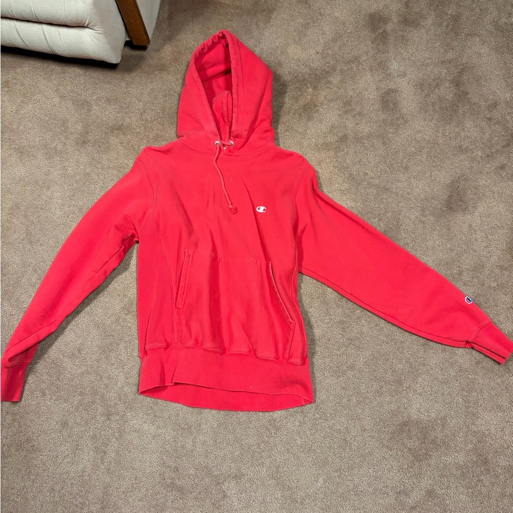 Champion Vibrant Red Pullover Hoodie